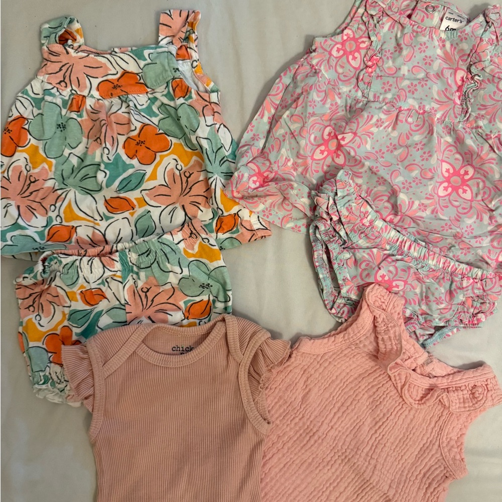 Small Lot of baby girl summer clothes